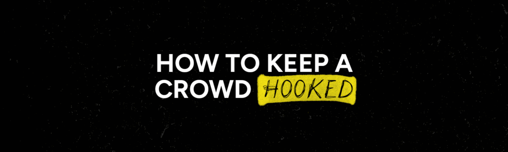 how to engage an audience, concept image.