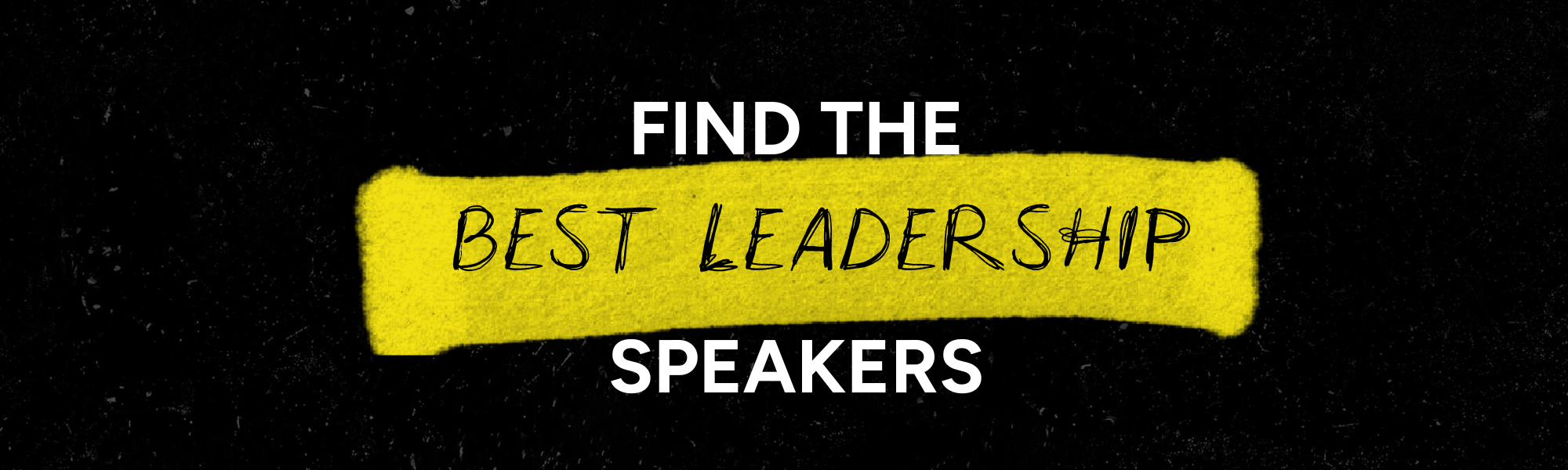 leadership speakers, concept image.