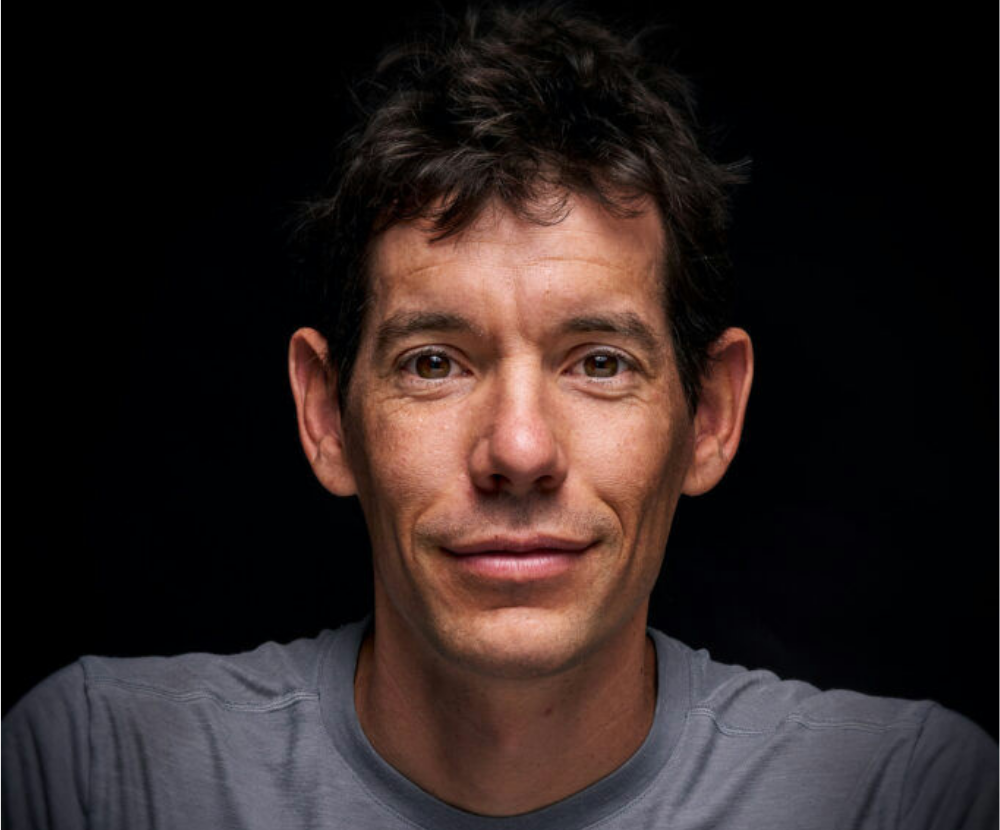 Book Alex Honnold, concept image.