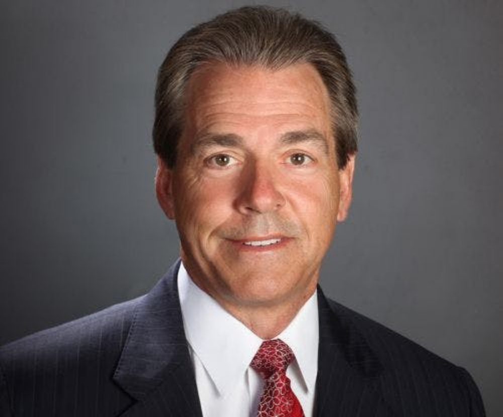 Book Nick Saban, concept image.