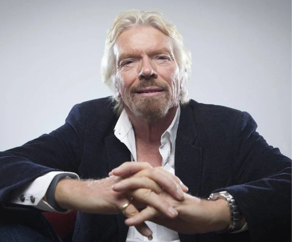Book Richard Branson, concept image.