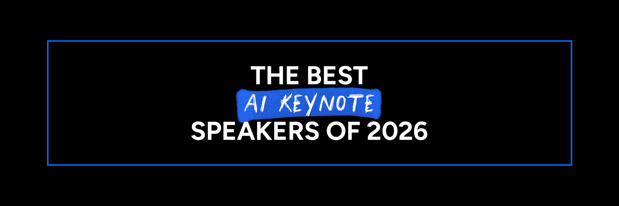 A Guide for Event Planners: The Best AI Keynote Speakers of 2026