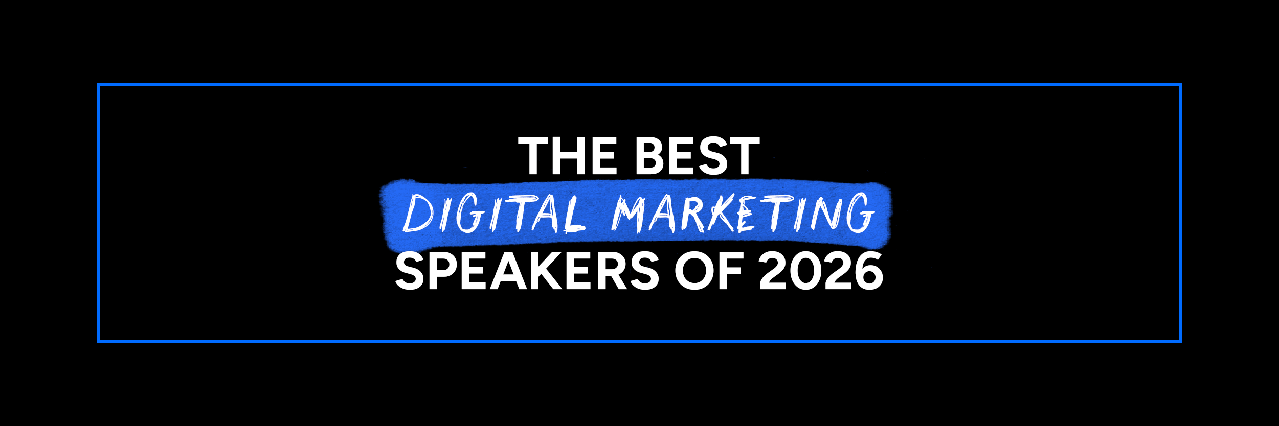 best digital marketing speakers, concept image.