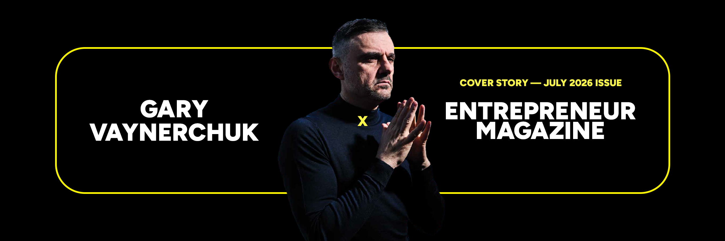 Gary Vaynerchuk Entrepreneur cover, concept image.